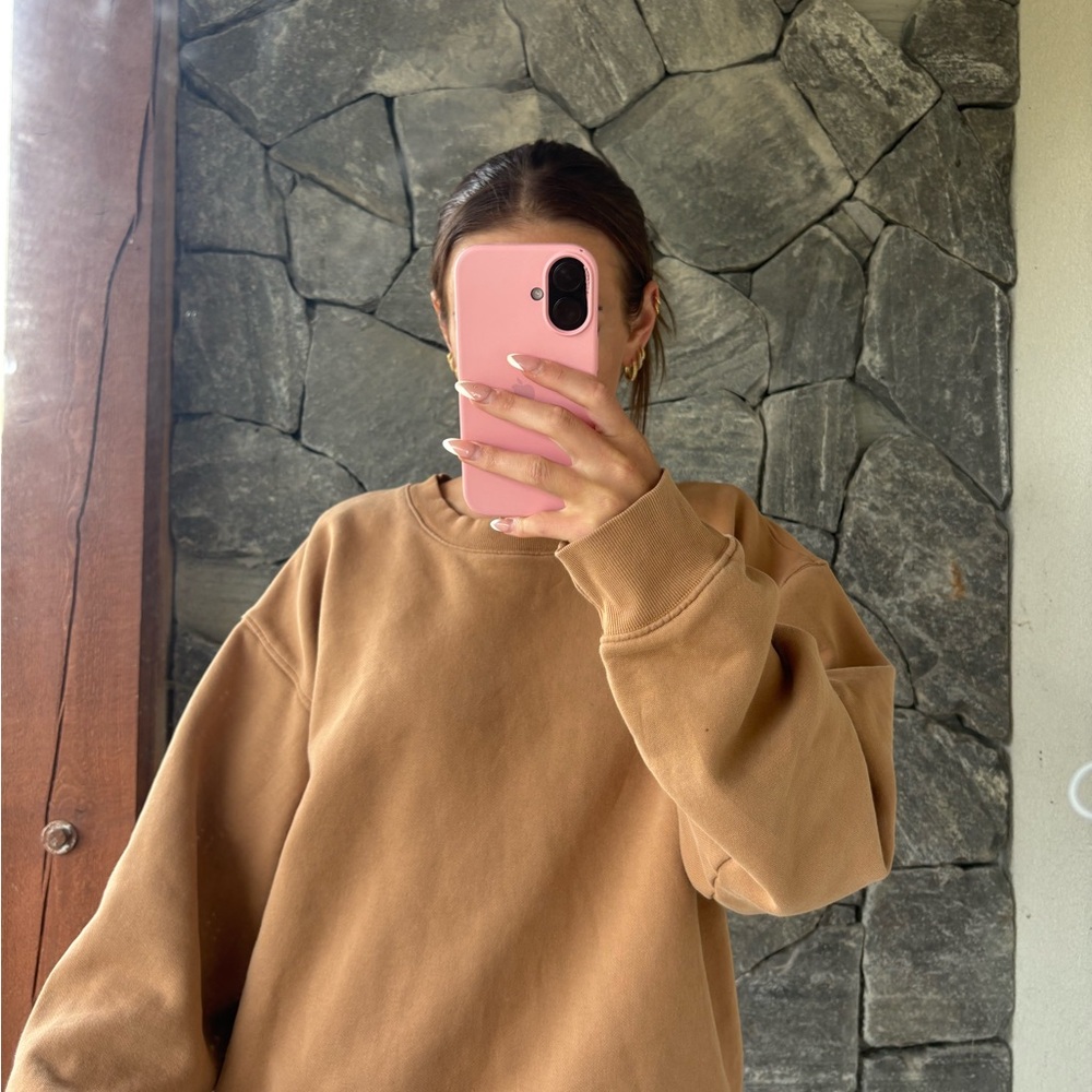 TNA Cozy Tan Crewneck Sweatshirt